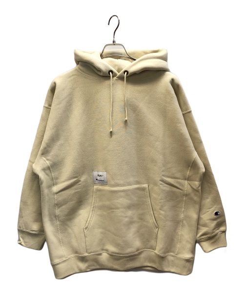 WTAPS（ダブルタップス）WTAPS (ダブルタップス) Champion REVERSE WEAVE (チャンピオン リバース ウィーブ) ACADEMY HOODED アイボリー サイズ:Lの古着・服飾アイテム