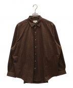 KANEMASA PHIL.カネマサフィル）の古着「46G Atmosphere Gingham Check Shirt」｜ブラウン