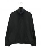 KANEMASA PHIL.カネマサフィル）の古着「36G SUPER FINE GAUGE HALF ZIP PULLOVER」｜ブラック