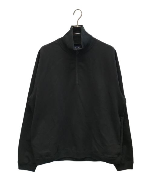 KANEMASA PHIL.（カネマサフィル）KANEMASA PHIL. (カネマサフィル) 36G SUPER FINE GAUGE HALF ZIP PULLOVER ブラック サイズ:Mの古着・服飾アイテム