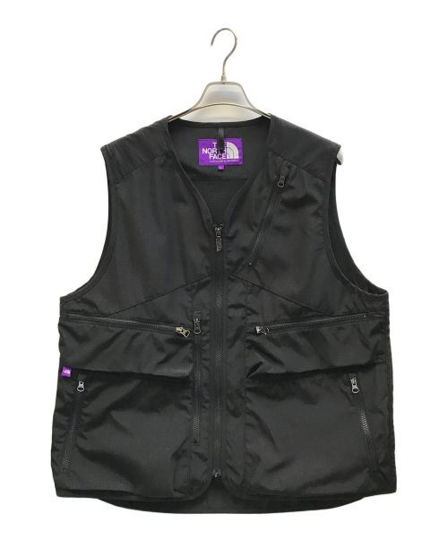 THE NORTHFACE PURPLELABEL（ザ・ノースフェイス パープルレーベル）THE NORTHFACE PURPLELABEL (ザ・ノースフェイス パープルレーベル) Mountain Wind Vest ブラック サイズ:Lの古着・服飾アイテム