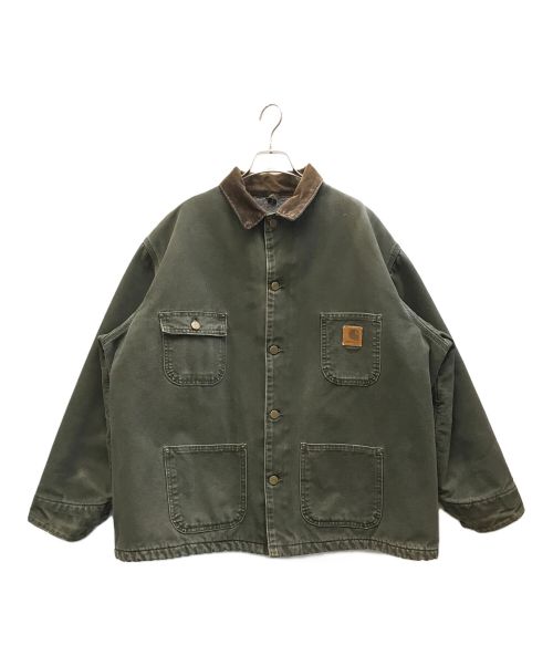 CarHartt（カーハート）CarHartt (カーハート) ミシガンチョアコート モスグリーン サイズ:XLの古着・服飾アイテム