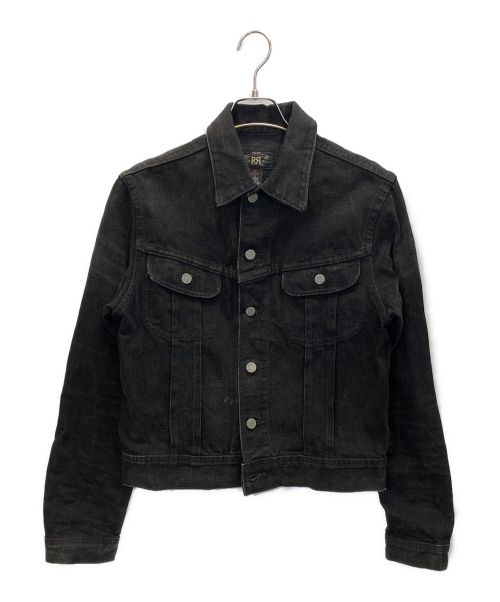 RRL（ダブルアールエル）RRL (ダブルアールエル) デニムトラッカージャケット ブラック サイズ:Sの古着・服飾アイテム