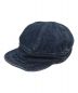 one piece of rock（ワンピースオブロック）の古着「DENIM CAP SHINER」｜インディゴ