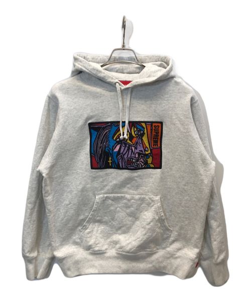 SUPREME（シュプリーム）SUPREME (シュプリーム) Chainstitch Hooded Sweatshirt グレー サイズ:Mの古着・服飾アイテム