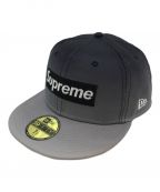 New Era×SUPREMEニューエラ×シュプリーム）の古着「Gradient Box Logo Cap」｜グレー