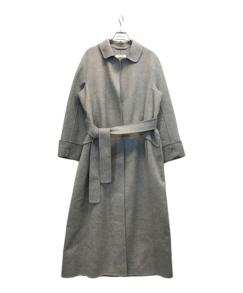 'S Max Mara（エスマックスマーラ）'S Max Mara (エスマックスマーラ) バージンウールアンゴラコート グレー サイズ:Sの古着・服飾アイテム