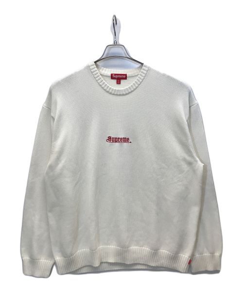 SUPREME（シュプリーム）SUPREME (シュプリーム) 24SS Old English Sweater ホワイト サイズ:XXLの古着・服飾アイテム