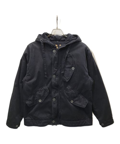 NIGEL CABOURN LYBRO（ナイジェルケーボン ライブロ）NIGEL CABOURN LYBRO (ナイジェルケーボン ライブロ) COLD WEATHER JK POPLIN ネイビー サイズ:48の古着・服飾アイテム