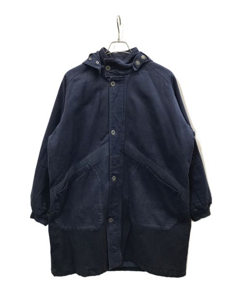 NIGEL CABOURN LYBRO（ナイジェルケーボン ライブロ）NIGEL CABOURN LYBRO (ナイジェルケーボン ライブロ) HOODED ARCTIC COAT ネイビー サイズ:48の古着・服飾アイテム