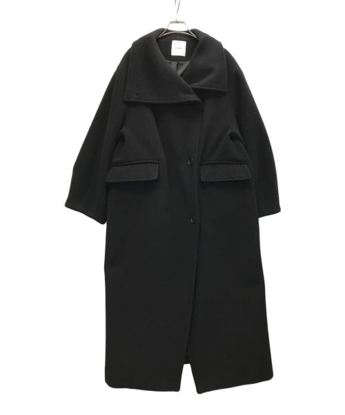 CLANE（クラネ）CLANE (クラネ) UP NECK OVER DOUBLE COAT ブラック サイズ:2の古着・服飾アイテム