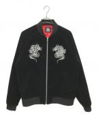 BlackEyePatchブラックアイパッチ）の古着「Dragon Velour Jacket」｜ブラック