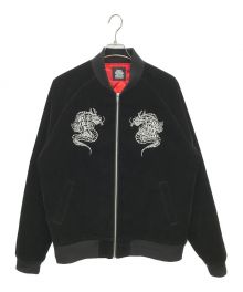 BlackEyePatch（ブラックアイパッチ）の古着「Dragon Velour Jacket」｜ブラック