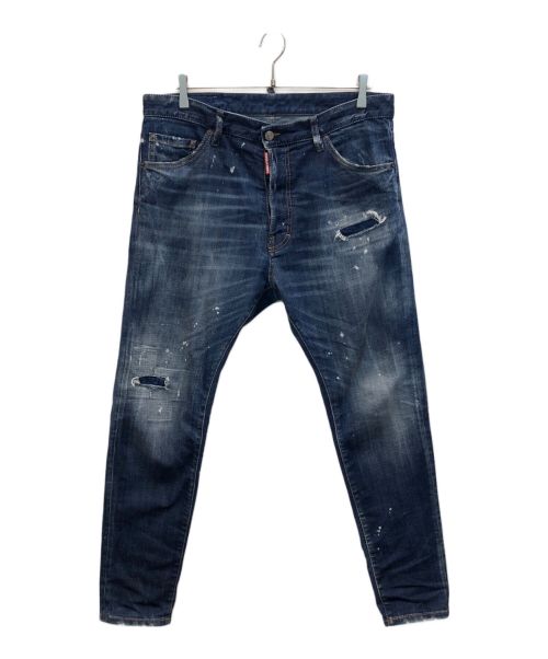 DSQUARED2（ディースクエアード）DSQUARED2 (ディースクエアード) SKATER JEANS インディゴ サイズ:48の古着・服飾アイテム