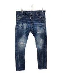 DSQUARED2（ディースクエアード）の古着「SEXY TWIST JEAN」｜インディゴ