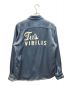 TOGA VIRILIS (トーガ ビリリース) Satin shirt スカイブルー サイズ:XL：10000円