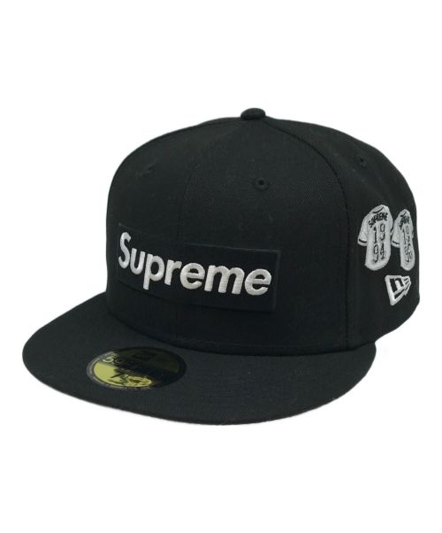 New Era（ニューエラ）New Era (ニューエラ) Supreme (シュプリーム) 24AW Jerseys Box Logo ブラック サイズ:7 1/2の古着・服飾アイテム