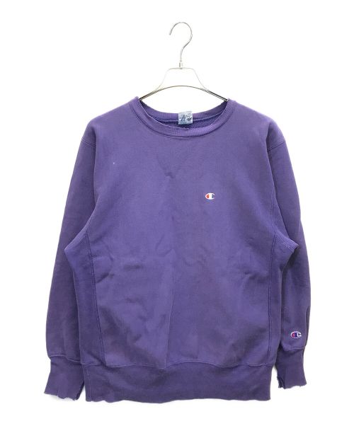 Champion REVERSE WEAVE（チャンピオン リバース ウィーブ）Champion REVERSE WEAVE (チャンピオン リバース ウィーブ) 90’S リバースウィーブスウェット パープル サイズ:LARGEの古着・服飾アイテム