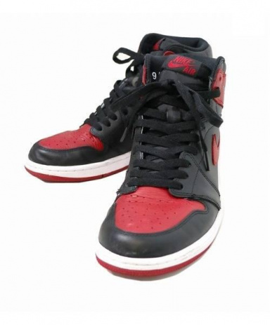 中古 古着通販 Nike Air Jordan ナイキ エアジョーダン Air Jordan 1 Retro High Og ブラック レッド サイズ 27 5cm Us9 5 Uk8 5 Eur43 16年 Banned Bred バンド ブレッド ブランド 古着通販 トレファク公式 Trefac Fashion