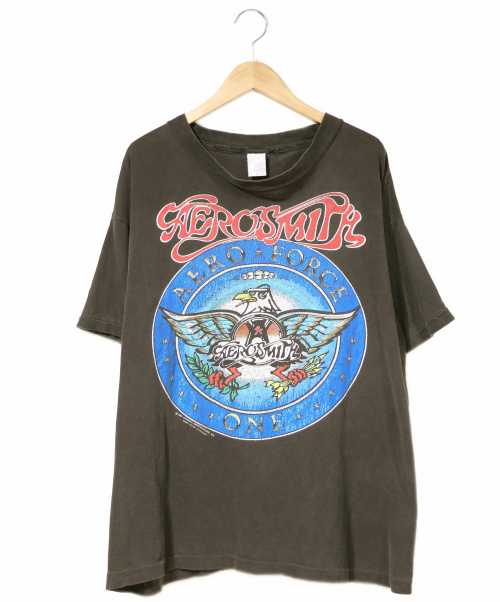 90s ビンテージ AEROSMITH エアロスミス バンド Tシャツ パンク+