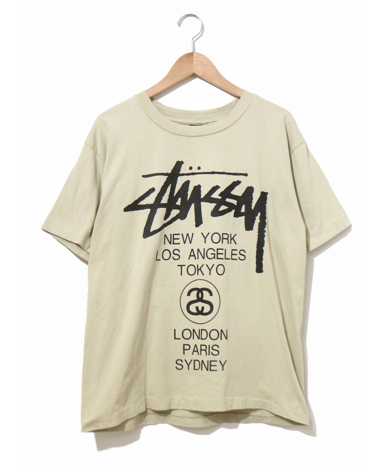 STUSSY - 《ステューシー》ワールドツアー ブラック Sサイズ パーカー