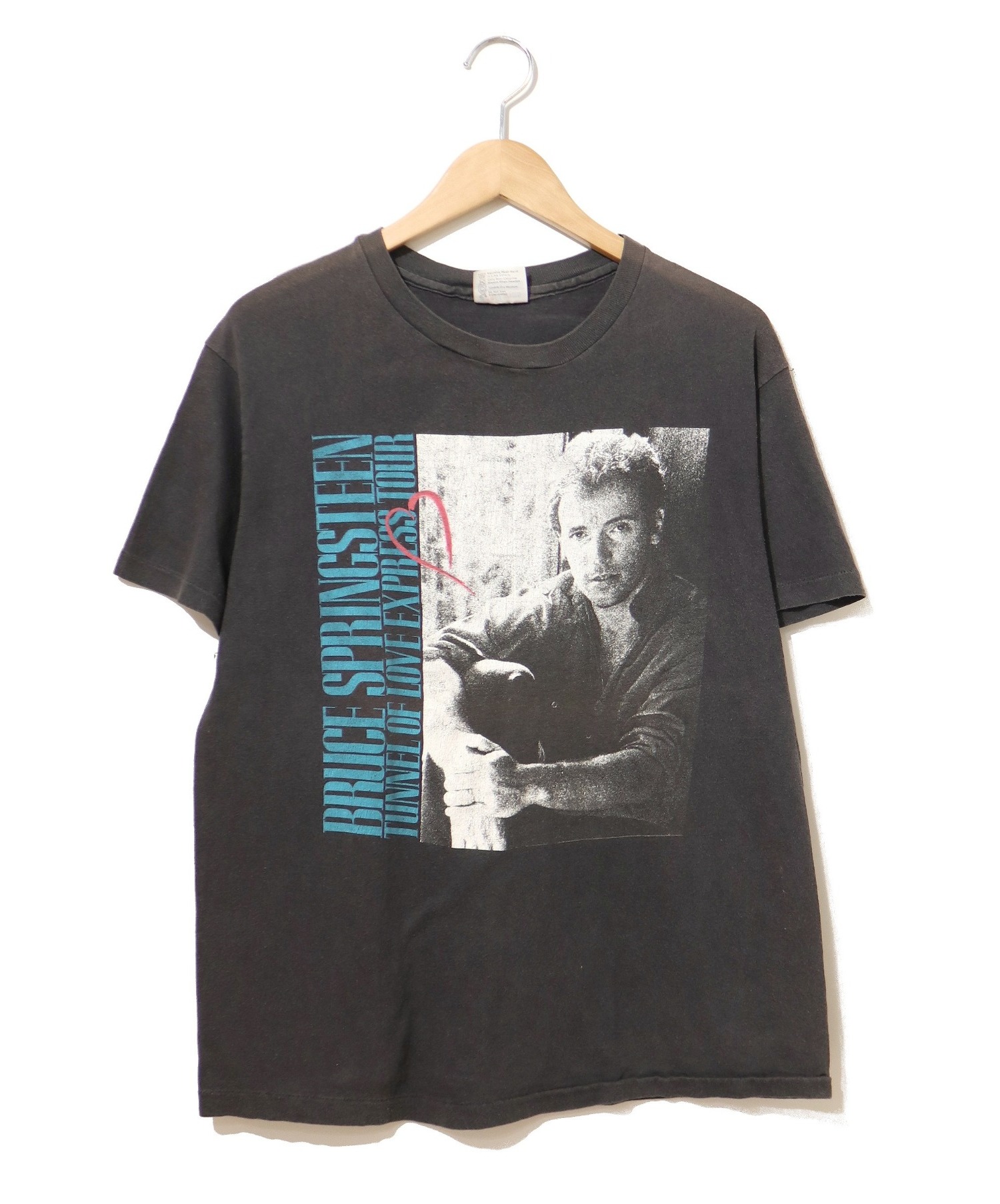 中古 古着通販 Bruce Springsteen ブルーススプリングスティーン 古着 Tシャツ ブラック サイズ L Usa製 Tunnel Of Love Express Tour ブランド 古着通販 トレファク公式 Trefac Fashion