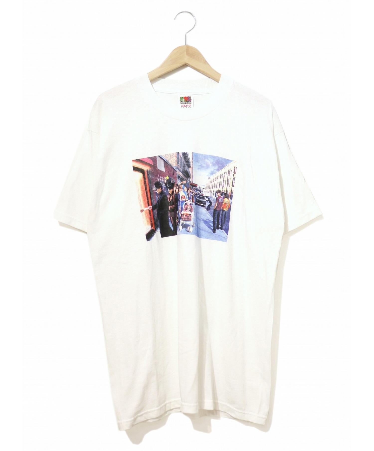 中古 古着通販 バンドtシャツ バンドtシャツ 古着 90 S Bz バンドtシャツ ホワイト サイズ L 98年発売pleasureアルバム特典 超レア ブランド 古着通販 トレファク公式 Trefac Fashion