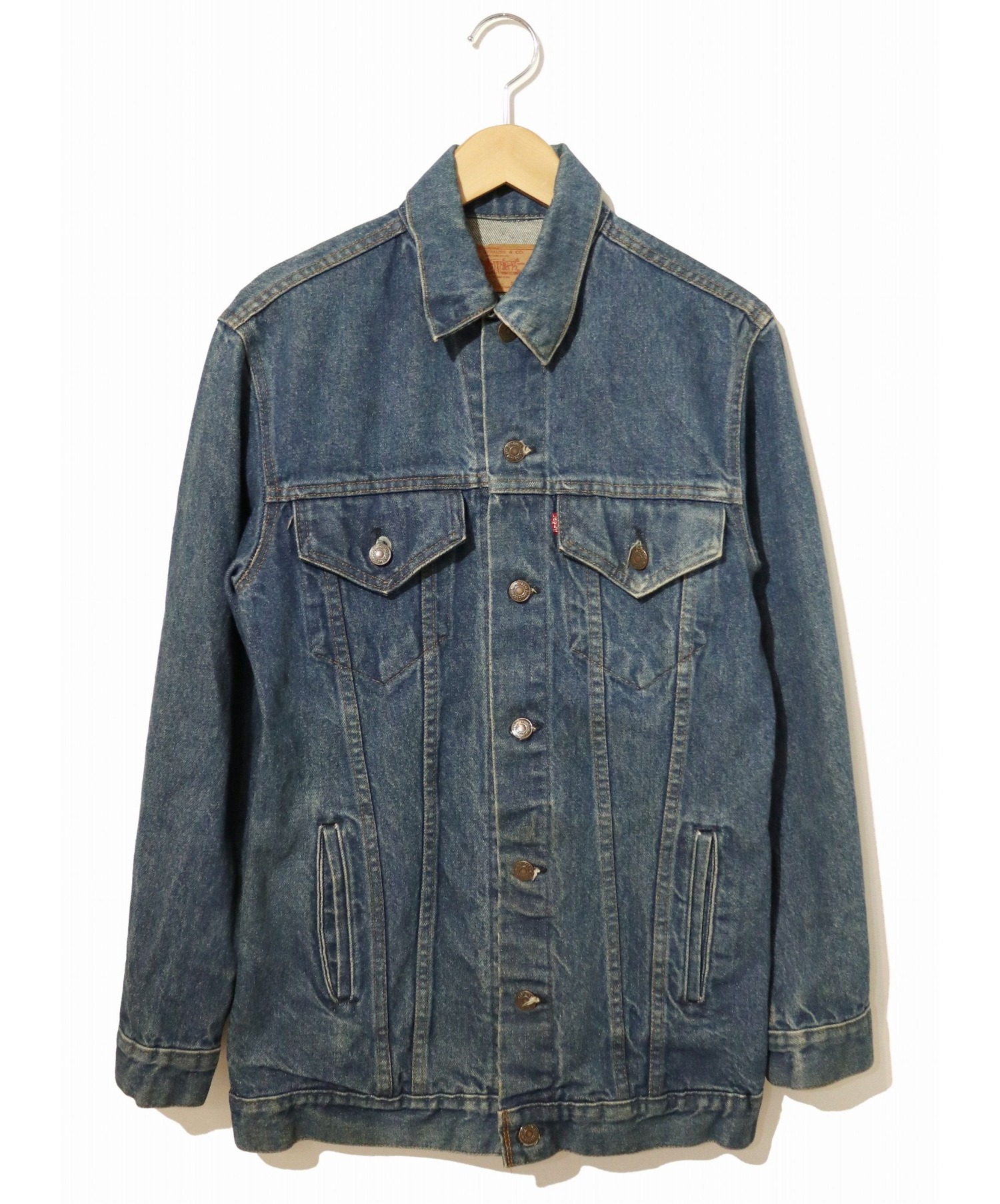 中古 古着通販 Levis リーバイス 古着 デニムジャケット インディゴ サイズ 34表記 70360 0216 レア品番 ボタン裏527 ブランド 古着通販 トレファク公式 Trefac Fashion