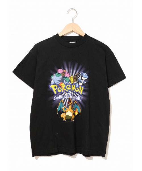 中古 古着通販 Pokemon ポケモン 古着 90 Sポケモンtシャツ ブラック サイズ X Large 99年 任天堂オフィシャルコピーライト デッドストック レア ブランド 古着通販 トレファク公式 Trefac Fashion