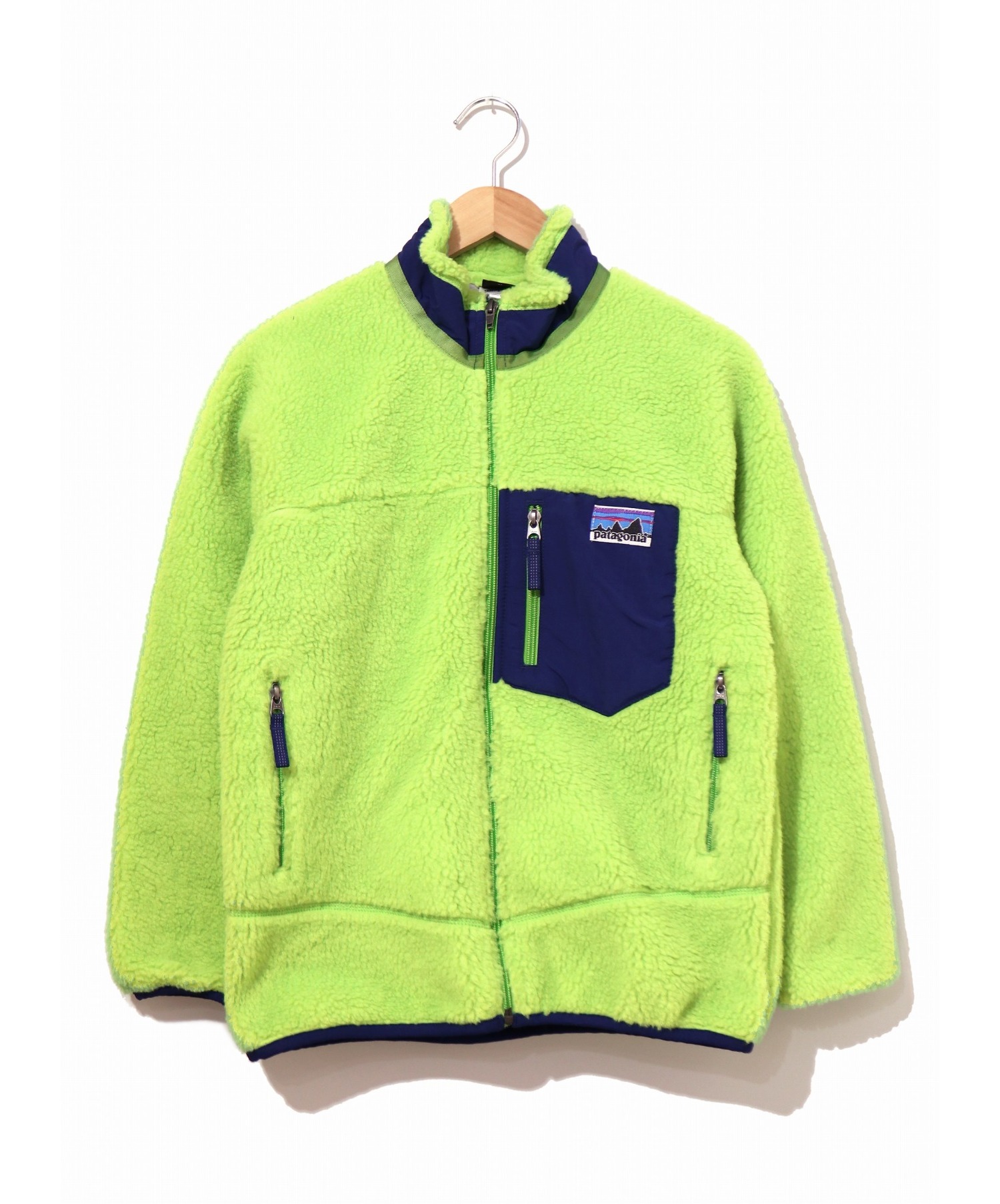 中古 古着通販 Patagonia パタゴニア レトロxフリースジャケット グリーン サイズ Kids L ブランド 古着通販 トレファク公式 Trefac Fashion