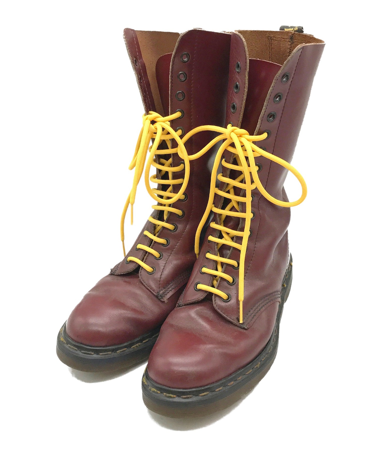 中古 古着通販 Dr Martens ドクターマーチン 古着 英国製14ホールブーツ レッド サイズ 7表記 ブランド 古着通販 トレファク公式 Trefac Fashion