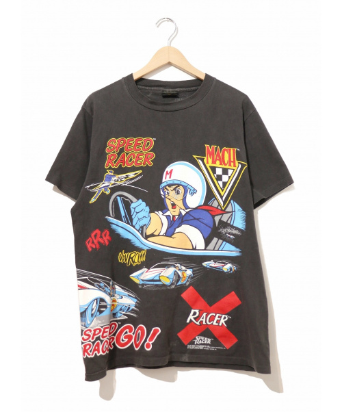 中古 古着通販 Speed Racer スピードレーサー 古着 ヴィンテージtシャツ ブラック サイズ L マッハgogogo 1992コピーライト ブランド 古着通販 トレファク公式 Trefac Fashion