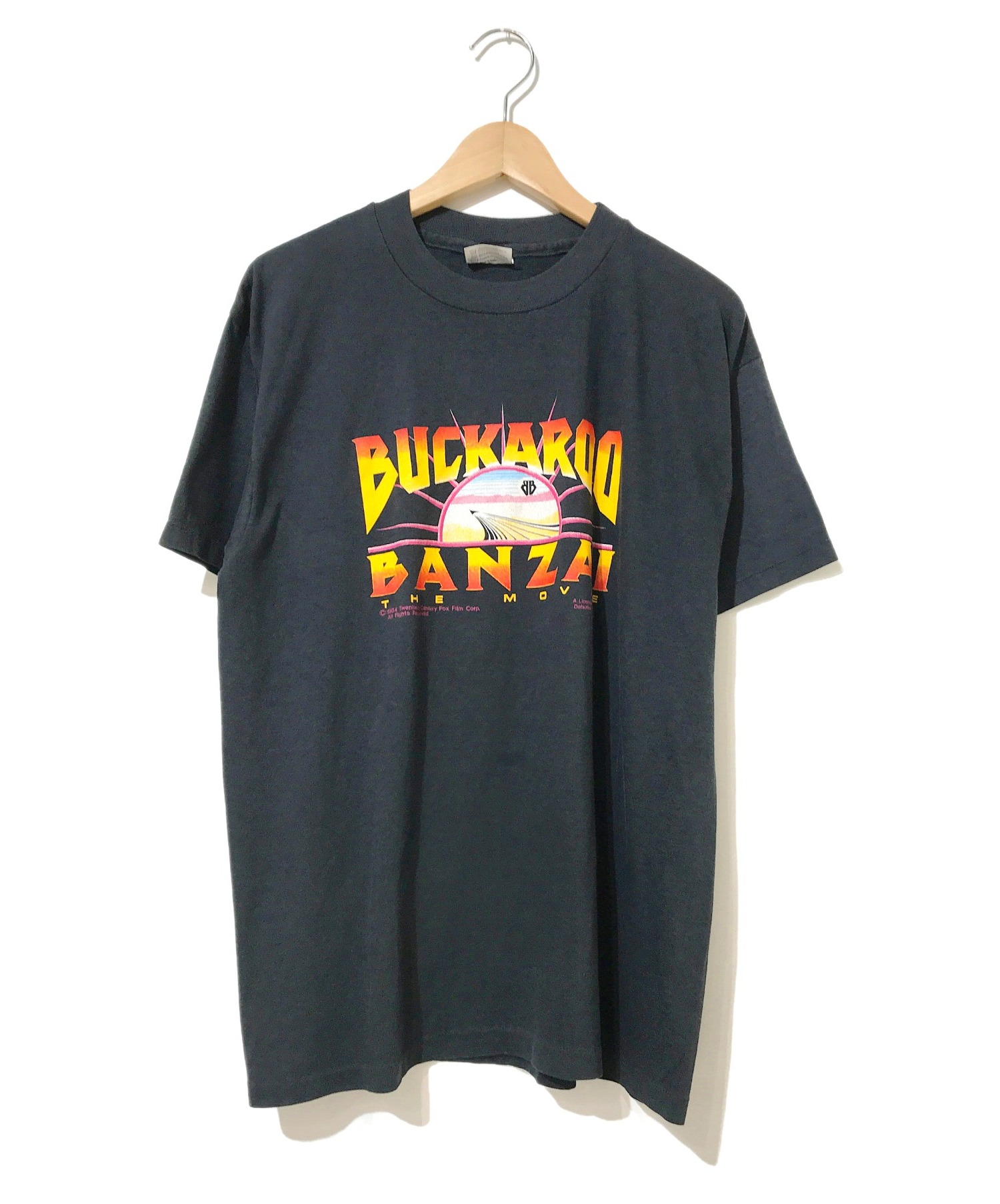 中古 古着通販 Buckaroo Banzai バカルー バンザイ 古着 80 Sシネマtシャツ ブラック サイズ Xl 46 48 84年 映画tシャツ ブランド 古着通販 トレファク公式 Trefac Fashion