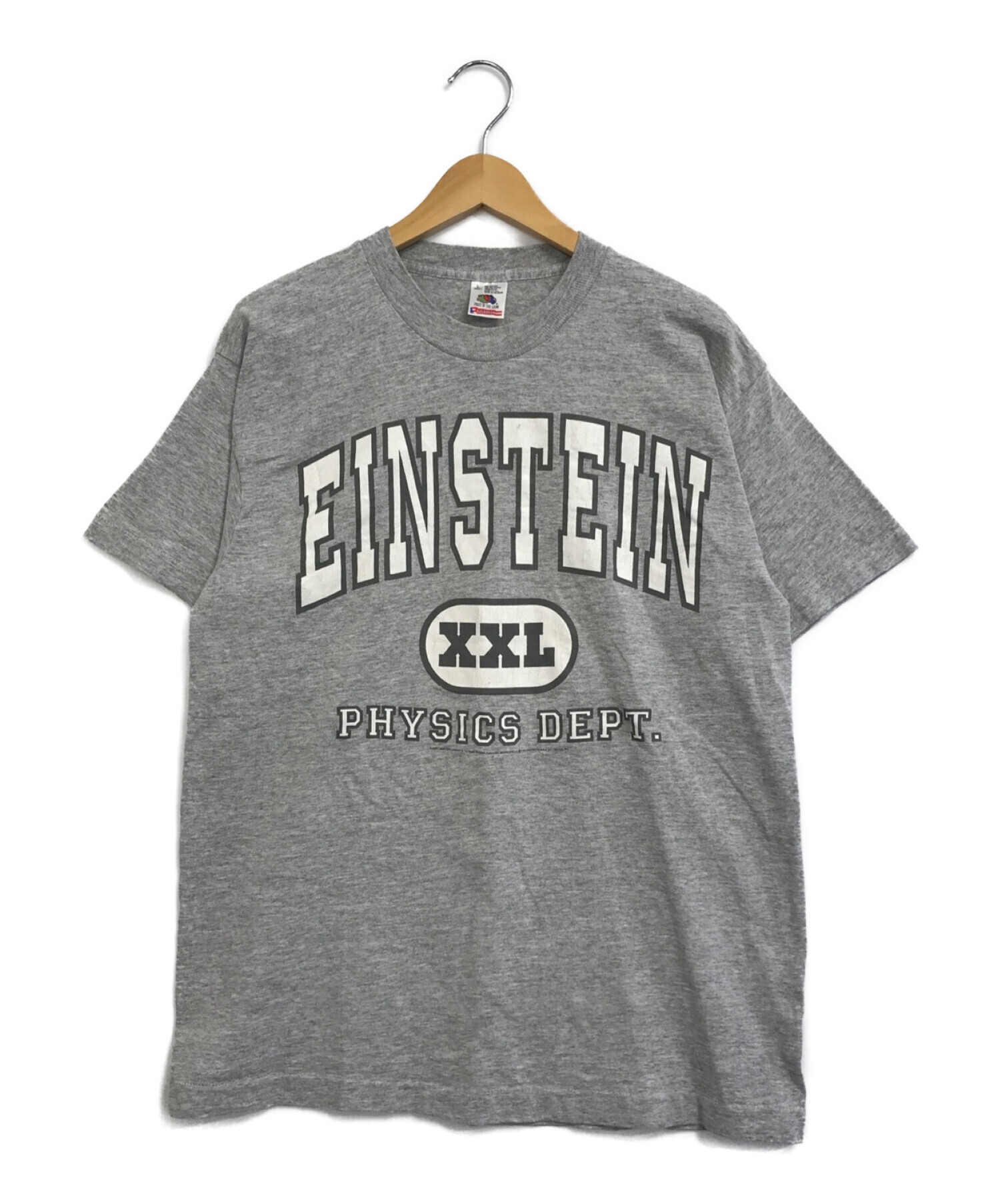 中古 古着通販 Einstein アインシュタイン 古着 90 S偉人tシャツ グレー サイズ L ブランド 古着通販 トレファク公式 Trefac Fashion
