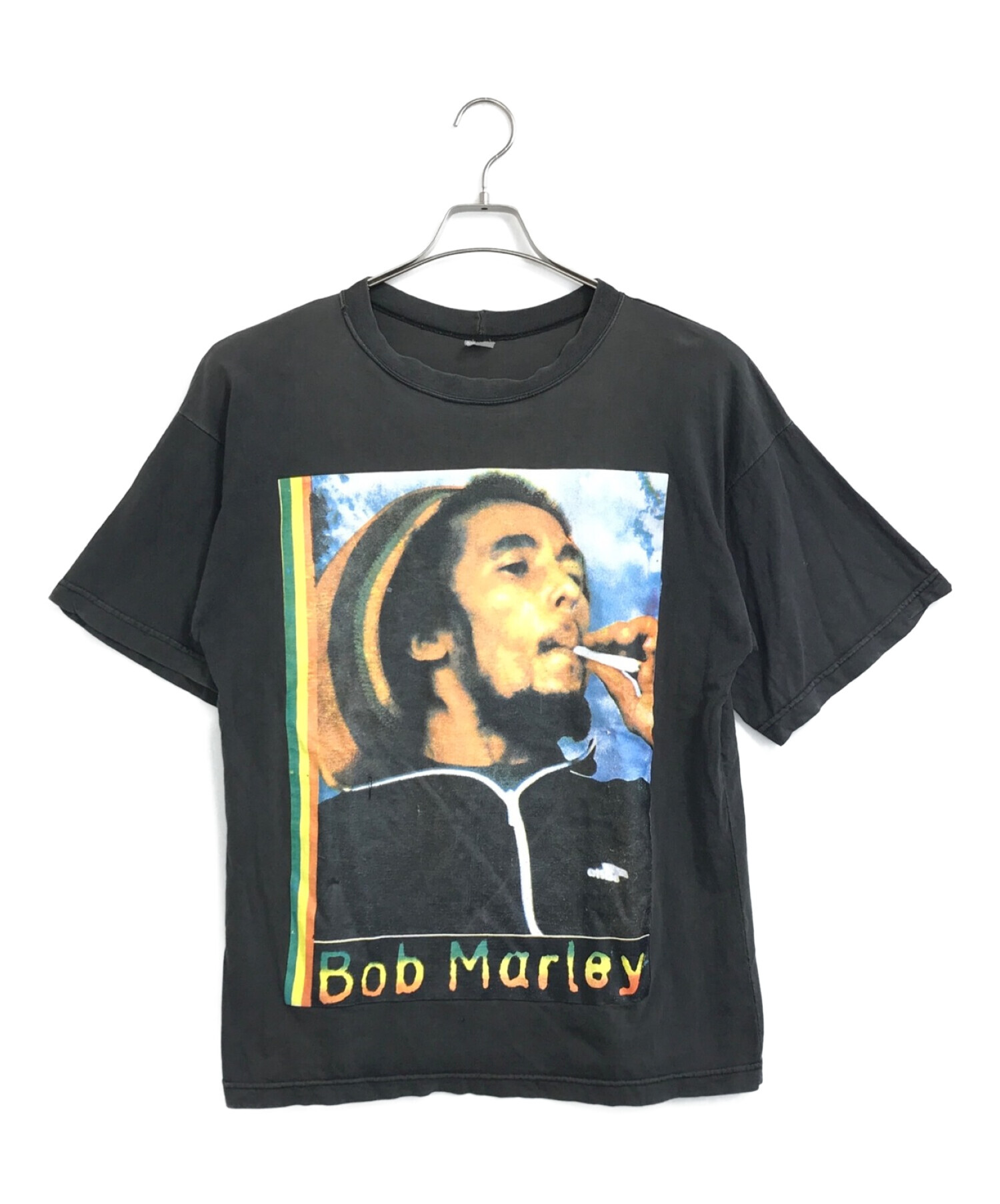 中古 古着通販 Bob Marley ボブマーリー 古着 レゲエtee ブラック サイズ タグ劣化の為不明 ブランド 古着通販 トレファク公式 Trefac Fashion