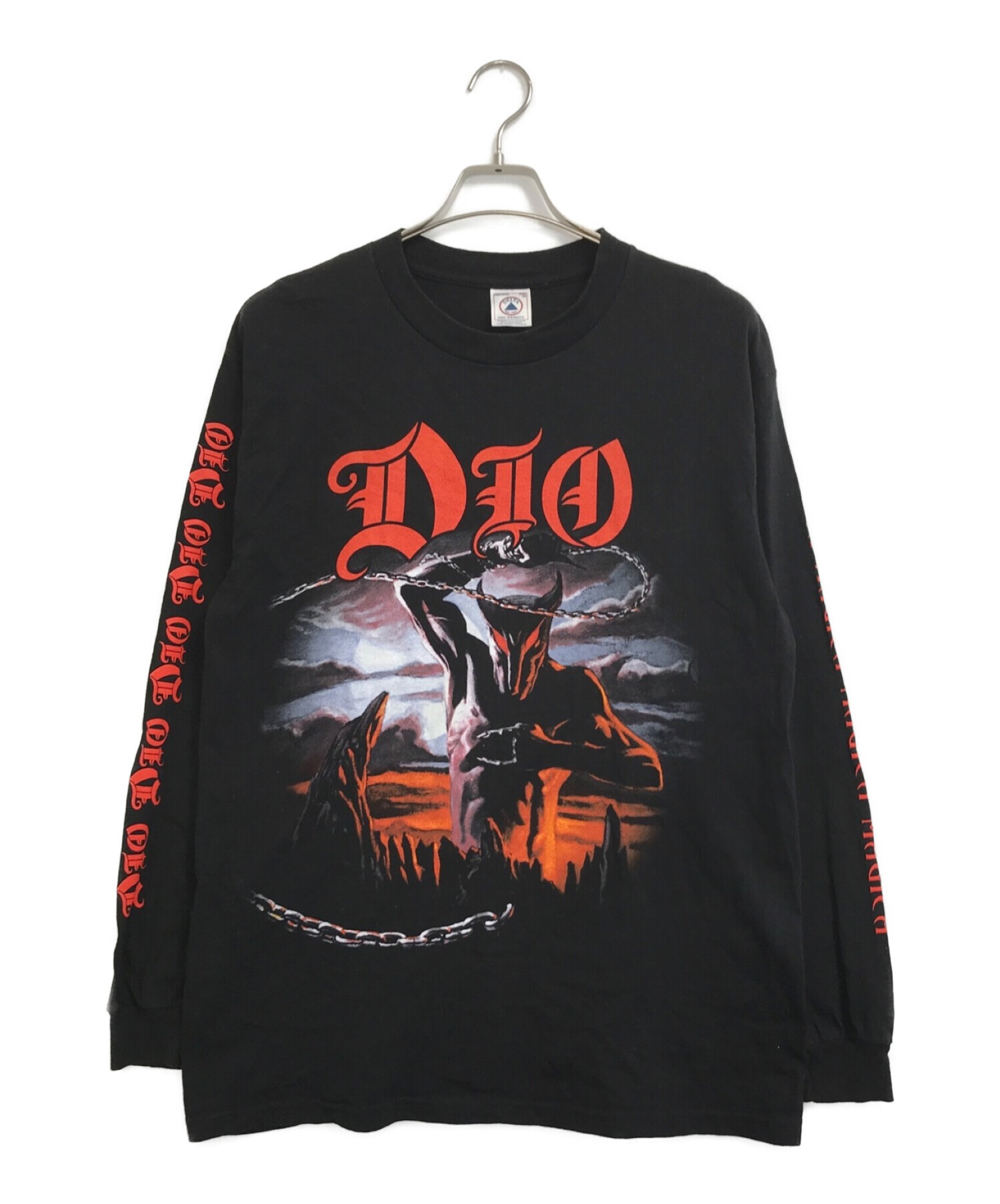 中古・古着通販】バンドTシャツ (バンドTシャツ) [古着]DIO L/SバンドTシャツ ブラック サイズ:M｜ブランド・古着通販  トレファク公式【TREFAC FASHION】