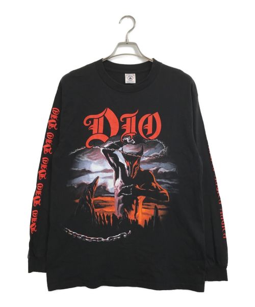 バンドTシャツ（バンドTシャツ）バンドTシャツ (バンドTシャツ)  [古着]DIO L/SバンドTシャツ ブラック サイズ:Mの古着・服飾アイテム