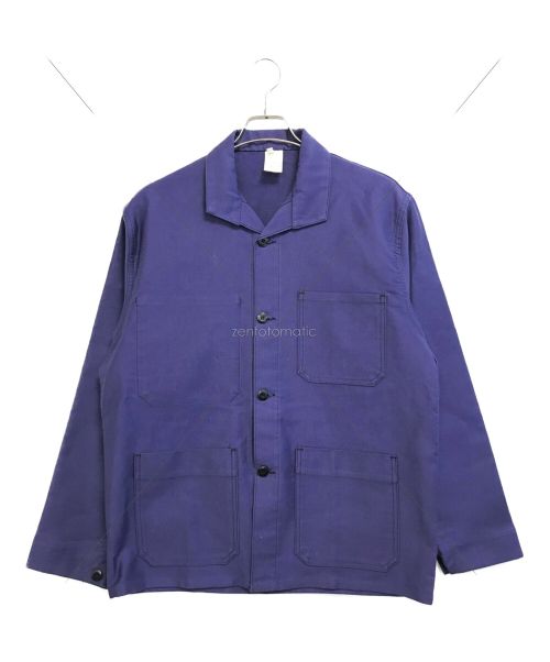 VINTAGE（ユーズド）VINTAGE (ヴィンテージ/ビンテージ) [古着]フレンチカバーオール ブルー サイズ:46の古着・服飾アイテム