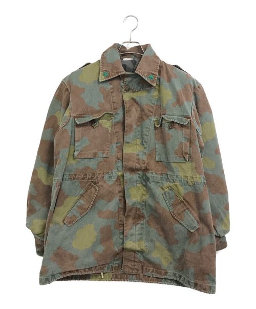 VINTAGE MILITARY（ヴィンテージ ミリタリー）VINTAGE MILITARY (ヴィンテージ ミリタリー) [古着]サンマルコカモライナー付きフィールドジャケット ブラウン サイズ:2の古着・服飾アイテム