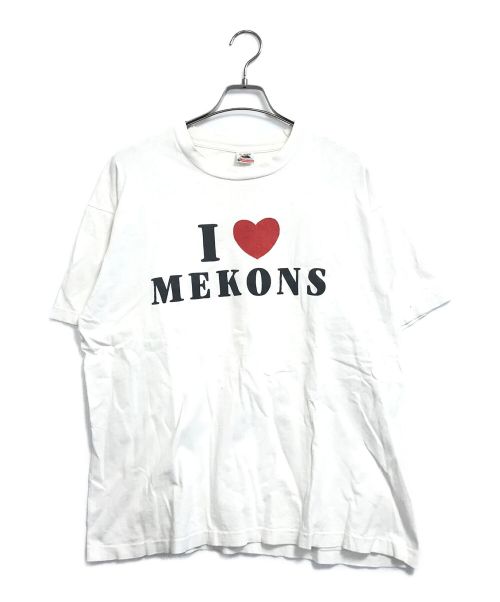 バンドTシャツ（バンドTシャツ）バンドTシャツ (バンドTシャツ) [古着]THE MEKONS バンドTシャツ ホワイト サイズ:XLの古着・服飾アイテム