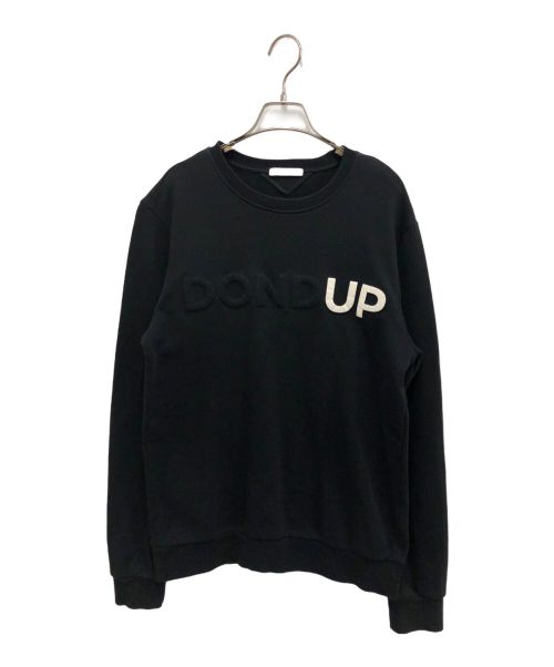 DONDUP（ダンダップ）DONDUP (ダンダップ) エンボス加工スウェット ブラック サイズ:Lの古着・服飾アイテム