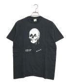 FRUIT OF THE LOOMフルーツオブザルーム）の古着「[古着]Salvador Dali Skull T shirt」｜ブラック