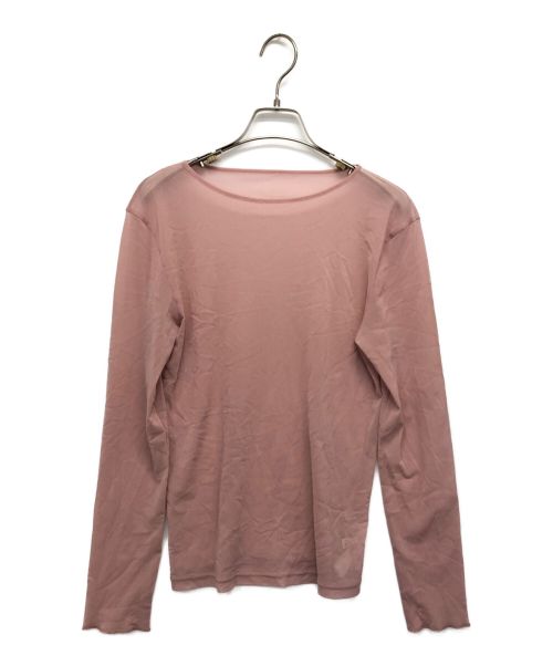 6(ROKU) BEAUTY&YOUTH（ロク ビューティーアンドユース）6(ROKU) BEAUTY&YOUTH (ロク ビューティーアンドユース) NYLON TULLE PULLOVER ピンク サイズ:-の古着・服飾アイテム