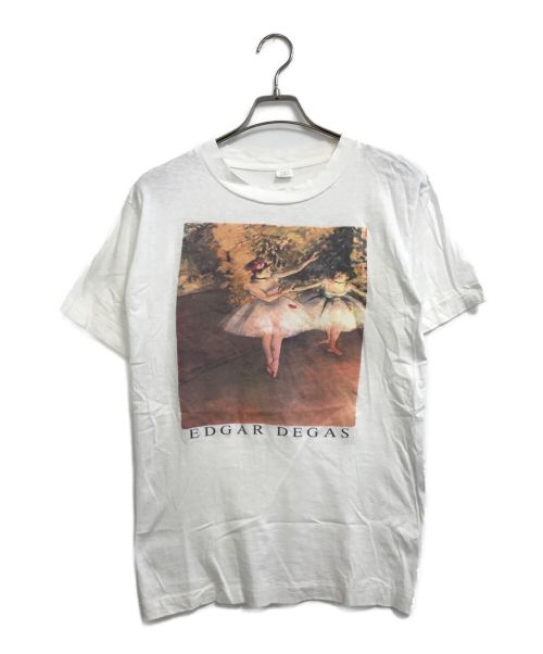 EDGAR DEGAS（エドガー・ドガ）EDGAR DEGAS (エドガー・ドガ) [古着]アートTシャツ ホワイト サイズ:Mの古着・服飾アイテム