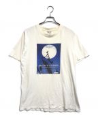 MICROCOSMOS Le peuple de L'herbeミクロコスモス）の古着「[古着]90s MICROCOSMOS Le peuple de L'herbe ムービーＴシャツ」｜ホワイト