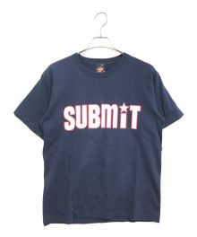 オールドスポーツTシャツ（オールドスポーツｔシャツ）の古着「[古着]00's SUBMIT プロレスTシャツ」｜ネイビー