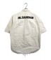 JIL SANDER (ジルサンダー) バックロゴキャンバスシャツ ホワイト サイズ:38：39800円