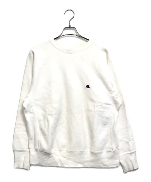 Champion REVERSE WEAVE（チャンピオン リバース ウィーブ）Champion REVERSE WEAVE (チャンピオン リバースウィーブ) [古着]リバースウィーブスウェット ホワイト サイズ:Lの古着・服飾アイテム