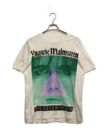 Yngwie malmsteen（イングヴェイ・マルムスティーン）の古着「[古着]ギタリストプリントTシャツ」｜ホワイト