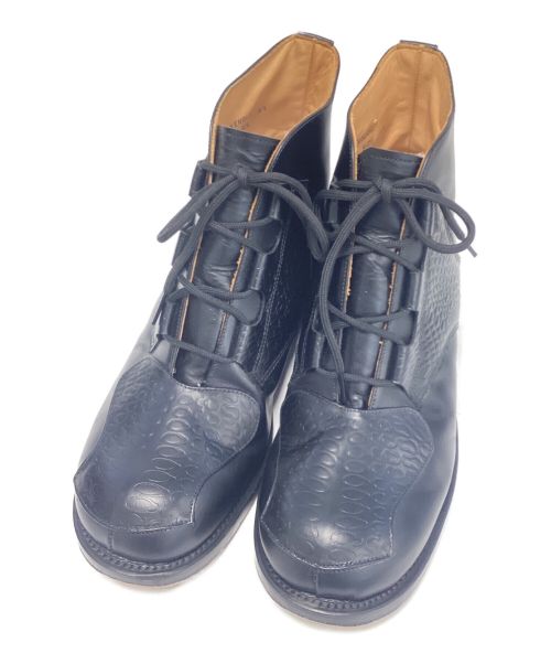 british goodyear welted footwear（ブリティッシュグッドイヤーウェルトフットウェア）british goodyear welted footwear (ブリティッシュグッドイヤーウェルトフットウェア) レザーシューズ ブラック サイズ:８1/2の古着・服飾アイテム